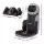 Livemor 8-Node Full Back Massage Seat Cushion and Foot Massager Bundle with Heating and Remote Black