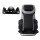 Livemor 8-Node Full Back Massage Seat Cushion and Foot Massager Bundle with Heating and Remote Black