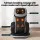 Livemor 8-Node Full Back Massage Seat Cushion and Foot Massager Bundle with Heating and Remote Black