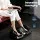 Livemor 8-Node Full Back Massage Seat Cushion and Foot Massager Bundle with Heating and Remote Black