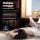 Livemor 8-Node Full Back Massage Seat Cushion and Foot Massager Bundle with Heating and Remote Black