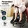 Livemor Full-Body Massage Seat and Foot Leg Massager with Heating, Vibration and Adjustable Intensity Black