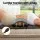 Livemor Full Body Massage Mat with Heated Neck Pillow and Foot Massager Brown
