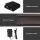 Livemor Full Body Massage Mat with Heated Neck Pillow and Foot Massager Brown
