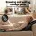 Livemor Full Body Massage Mat with Heated Neck Kneading, Lumbar Airbag Stretch, PU Leather, 170cm x 57cm, 6 Modes