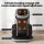 Livemor 8-Nodes Full Back Massage Cushion with Heat, 6 Auto Modes, Vibrating Lumbar, Home Office Car Use, Black