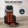 Livemor 8-Nodes Full Back Massage Cushion with Heat, 6 Auto Modes, Vibrating Lumbar, Home Office Car Use, Black