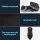 Livemor 8-Nodes Full Back Massage Cushion with Heat, 6 Auto Modes, Vibrating Lumbar, Home Office Car Use, Black