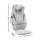 Livemor BIRO Full Back 3D Kneading Heating Massage Cushion - Ergonomic Neck, Adjustable Zones, Vibration, Grey 72cm