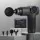 Everfit Massage Gun 8-Speed, 4 Heads, Rechargeable, Quiet Vibration Muscle Massager with LCD, Black, 2-Hour Runtime