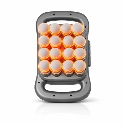 Everfit Deep Tissue Massager 16 Heads 20 Intensities Rechargeable Cordless Charcoal Grey