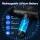 Everfit 30-Speed Black Massage Gun with 8 Heads, Quiet Brushless Motor, 3-Hour Battery, LCD Touch Display, USB Charging