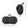 Livemor Ultra Slim Shiatsu Neck & Back Massager with Heat, PU Leather, 3 Speeds, USB Charging, Black, 1-Year Warranty