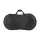 Livemor Ultra Slim Shiatsu Neck & Back Massager with Heat, PU Leather, 3 Speeds, USB Charging, Black, 1-Year Warranty