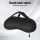 Livemor Ultra Slim Shiatsu Neck & Back Massager with Heat, PU Leather, 3 Speeds, USB Charging, Black, 1-Year Warranty