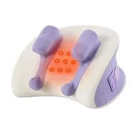 Livemor Neck and Shoulder Massage Pillow with Heat Cordless 4D Kneading Massager for Home and Office