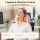 Livemor Neck and Shoulder Massage Pillow with Heat Cordless 4D Kneading Massager for Home and Office