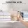 Artiss 6 Pack Clear Closet Shelf Dividers Organisers for Wardrobes Bookshelves Pantry and Bathroom Storage