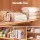 Artiss 6 Pack Clear Closet Shelf Dividers Organisers for Wardrobes Bookshelves Pantry and Bathroom Storage