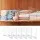 Artiss 6 Pack Clear Closet Shelf Dividers Organisers for Wardrobes Bookshelves Pantry and Bathroom Storage
