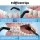 Devanti Cordless Water Flosser Black - 350ml Tank, 5 Modes, 8 Nozzle Heads, IPX7 Water-resistant, USB-C Rechargeable