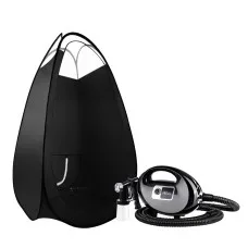 Alba HVLP Spray Tan Machine Kit with Pop Up Washable Tent, 500W Fixed Speed, 250ml Cup, 2.5m Hose