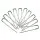 Primeturf Galvanised Steel Artificial Grass Pins - 200pcs, 3mm x 30mm x 150mm, U-Shape, Corrosion-Resistant,