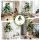 Artiss 180cm Artificial Fiddle Tree 1.8m UV Resistant Lifelike Faux Plant with Weighted Pot Indoor Décor