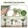 Artiss 100cm Artificial Palm Tree - Lifelike UV-Resistant Indoor Decor with Flexible Branches & Stable Cement Base