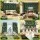Gardeon 4 Piece Artificial Green Wall Panels 40 x 60cm UV Resistant Green Decor