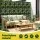 Gardeon Artificial Plant Wall Panels 40 x 60cm 4 Pack 3D UV Resistant Green Outdoor Decor
