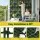 Gardeon Artificial Plant Wall Panels 40 x 60cm 4 Pack 3D UV Resistant Green Outdoor Decor