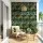 Gardeon Artificial Plant Wall Panels 40 x 60cm 4 Pack 3D UV Resistant Green Outdoor Decor