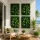 Gardeon Artificial Plant Wall Panels 40 x 60cm 4 Pack Green UV Resistant Indoor Outdoor Decor