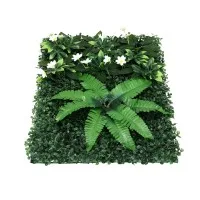 Gardeon Artificial Plant Wall Panels 40 x 60cm 4 Pack Green UV Resistant Indoor Outdoor Decor