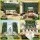 Gardeon Artificial Greenery Wall Panel 100 x 50cm UV-Resistant Flexible Green Outdoor Decor