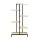 Artiss 6 Tier Metal Plant Stand Zigzag Flower Pot Shelf, E1 Particle Board, 125cm Tall, Indoor Outdoor Display, Natural