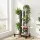 Artiss 4-Tier Plant Stand, Zigzag Design, Metal Frame & Particle Board, Indoor/Outdoor Use, 40x23x75cm, Black/Oak