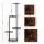 Artiss 5-Tier Plant Stand, Metal and Wood Shelf, Indoor Outdoor, Black and Brown