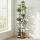 Artiss 8-Tier Metal Plant Stand, Zigzag Design, 40kg Capacity, Indoor/Outdoor, 169cm High, Black/Brown, Easy Assembly