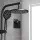 Cefito 9'' Rain Shower Head Set Handheld Round High Pressure Mixer Tap Black