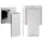 Cefito Shower Twins: Premium Chrome Brass Wall Bath Taps with Hot/Cold Markings, WaterMark Certified, Leak-Proof Design