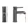 Cefito Matte Black Bathroom Basin Mixer Tap - Round Brass Faucet with 35mm Drip-Free Ceramic Cartridge, 192x150mm