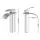 Cefito Bathroom Basin Mixer Tap - Tall Black Faucet, Brass & ABS, 265x120mm, Drip-Free Ceramic Cartridge, WELS Certified