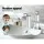 Cefito Bathroom Basin Mixer Tap - Tall Black Faucet, Brass & ABS, 265x120mm, Drip-Free Ceramic Cartridge, WELS Certified