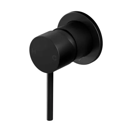 Cefito Basin Mixer Wall Tap, Brass, Matte Black, Leak-Resistant, WaterMark Approved, Easy Assembly, 5-Year Warranty