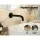 Cefito Matte Black Wall-Mounted Bath Spout Tap, Solid Brass, Anti-Splash Aerator, Easy Install, 5-Year Warranty