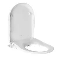 Cefito Non-Electric Bidet Toilet Seat Cover, Self-Cleaning Nozzles, Dual Nozzle, Soft Close, 49x36cm, White PP5 Plastic Cefito Non-Electric Bidet Toilet Seat Cover, Self-Cleaning Nozzles, Dual Nozzle, Soft Close, 49x36cm, White PP5 Plastic