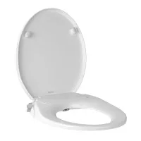 Cefito Non-Electric Bidet Toilet Seat Cover, Self-Cleaning Nozzles, Dual Spray, PP5 Plastic, 48x36cm, White Cefito Non-Electric Bidet Toilet Seat Cover, Self-Cleaning Nozzles, Dual Spray, PP5 Plastic, 48x36cm, White