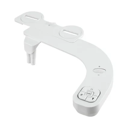 Cefito Ultra-Slim Bidet Attachment 0.23in Dual Nozzle Self-Cleaning Adjustable Pressure Non-Electric